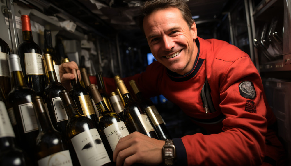 Lo que los expertos en vino han descubierto sobre las botellas de vino que viajaron en la Estación Espacial Internacional